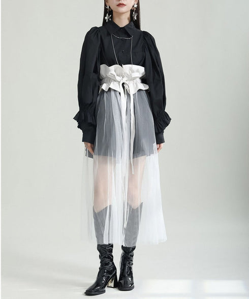 Tulle Wrap Belt